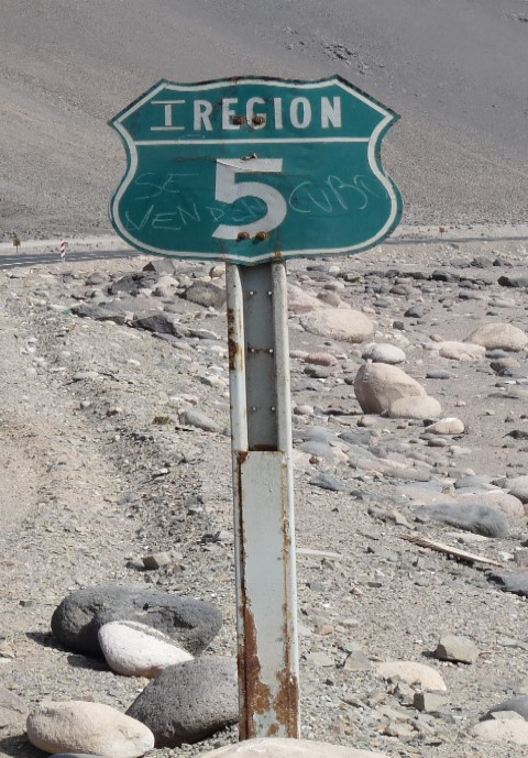 Nach dieser Besichtigung nehmen wir die Straße mit der 5 im Schilde