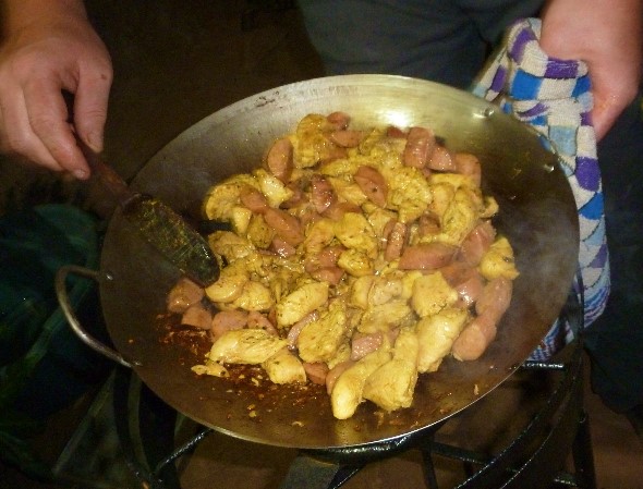 Gefüllte Babykürbisse mit Hackfleisch, Reis und Käse überbacken,